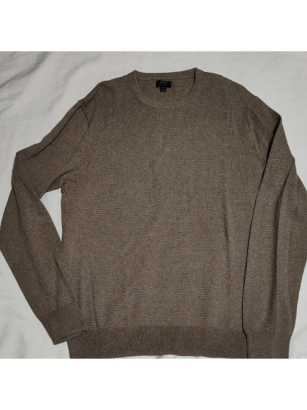 J. Crew Men's Tan Crewneck Sweater